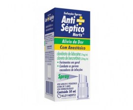 Antisséptico Spray Hertz - 50 Ml